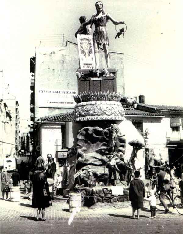 Falla Trinitat alboraya 1962 Valencia